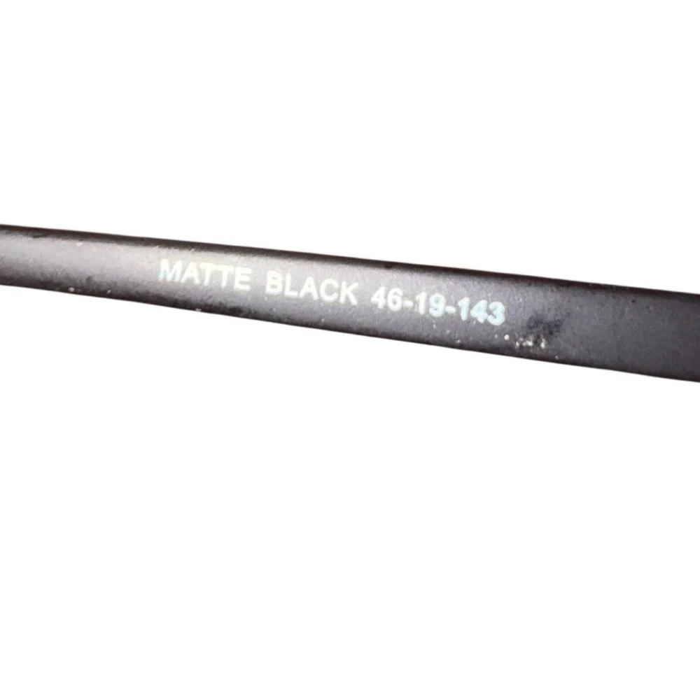 Matte Black Round Eyeglasses Frames EN3996 46-19-143 Vintage Style Retro Eyewear